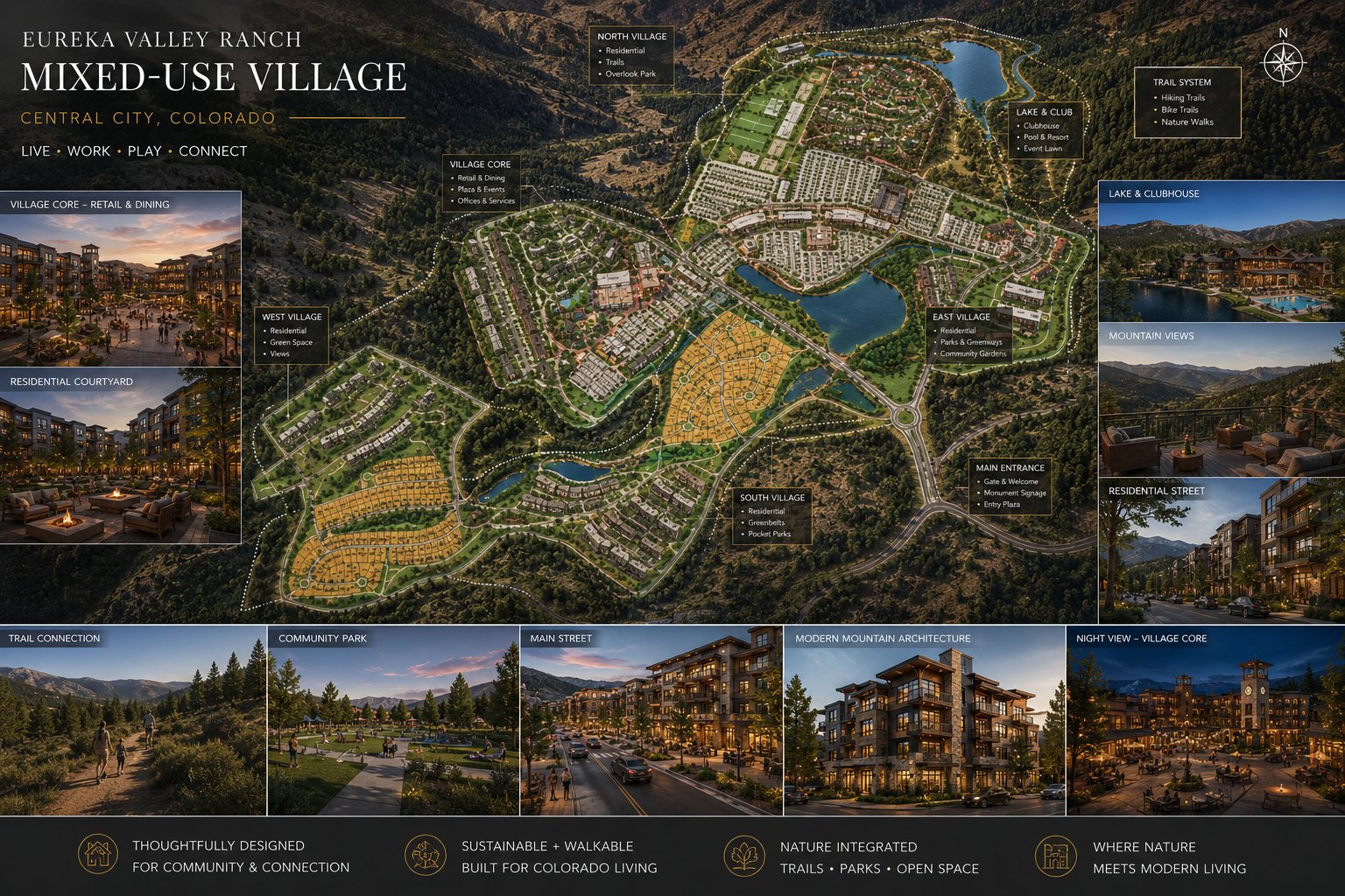 Illustrative Eureka Valley Ranch master plan